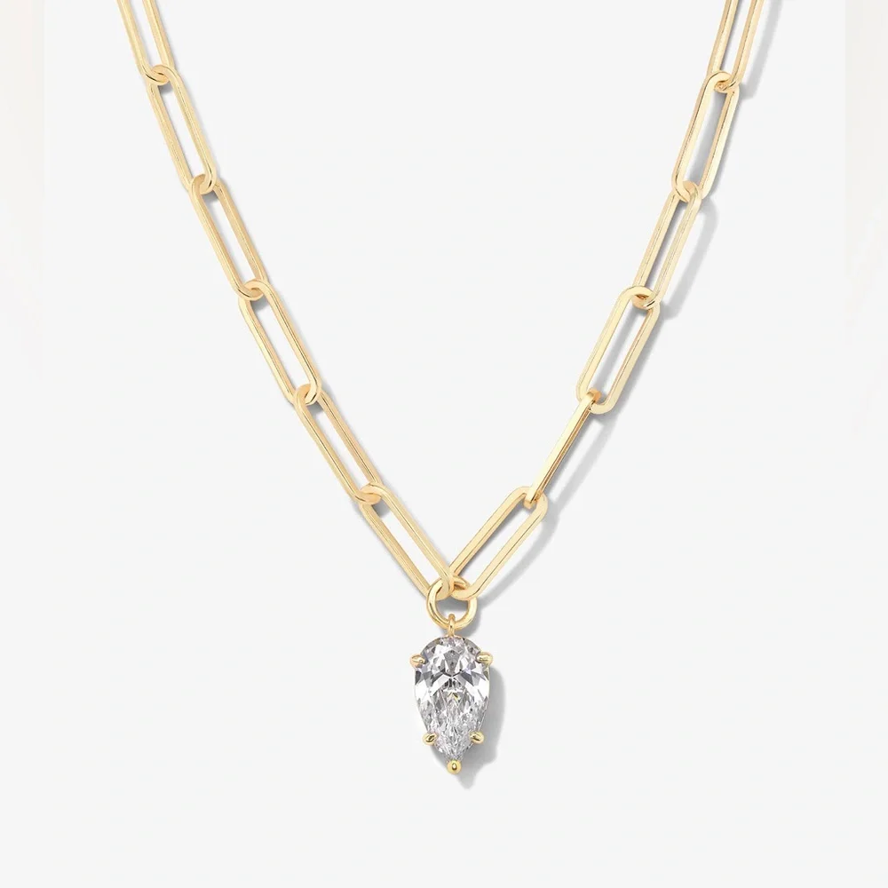 Melinda Maria Gold Samantha MARQUIS necklace - Picture 1 of 5